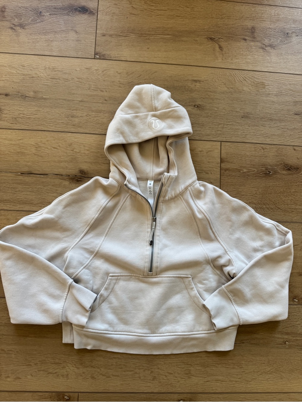lululemon athletica Cream Half-Zip Hoodie